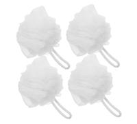 VALICLUD 4pcs Bath Bouquet Shower Exfoliating Body Scrubber Mesh Body Wash Loofah Bath Bouquet for Women Men Boys and Girls Bathroom Use