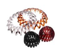 VALICLUD 4pcs Birds Nest Bun Maker Hair Clips Plastic Resin Hair Accessories with Comfortable Wearing Secure Hold Bird Nest-inspired Shape Fashionable Chic Style for Busy Mornings