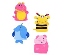 VALICLUD 4pcs Boy Girl's Bath Towel Exfoliating Bath Gloves Shower Glove for Boys and Girls at Home Mixed Style