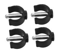 VALICLUD 4pcs C-Shape Latch Clamp Walking Stick Wrist Strap Accessories for Wheelchair Cane Holder for Drive Rollator Walking Stick Clip Pin Locks