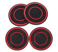 VALICLUD 4pcs Car Cup Holder Mats Silicone Vehicle Coasters Non-slip Drink Pads for Auto Bottle Holders Desk Use Interior Accessories