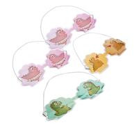 VALICLUD 4Pcs Cartoon Design PVC Gel Eye Masks for Boys and Girls Cold Eye Compresses Small Ice Packs for Summer Relief Random Style