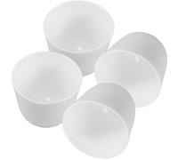 VALICLUD 4pcs Chinese Porcelain Tea Cups, Traditional Kung Fu Tasting Cups | White Ceramic Finish, Handmade Retro Design, Supports Portion Control for Green Tea, Herbal Infusions, Ceremonies