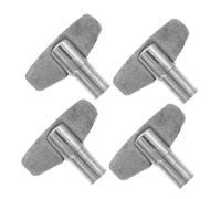 VALICLUD 4pcs Clock Winding Key Metal Winding Keys for Wind Up Clocks Easy to Install Precise Design Compact and