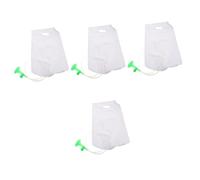VALICLUD 4pcs Convenient Bathing Tool Portable Bed Shower Bag Easy Shampooing Water Bag for Travel Outdoor Use Material