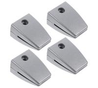 VALICLUD 4pcs Desk Privacy Screen Clip Desk Divider Brackets Aluminum Alloy Clamp Simple Design Fix Wooden Or Glass Partition Easy Installation for Homes and Schools