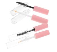 VALICLUD 4pcs Empty Refillable Mascara Shadow Tip Liner Tube Practical DIY Makeup Bottles for Travel Durable Pet Material for Eyebrow Lip Gloss Applications Random Color