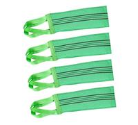 VALICLUD 4pcs Exfoliating Back Scrubber Long Strip Bath Towel for Men and Women, Skin Friendly Fabric Body Shower Scrubber, Convenient Bathing Tool for Gentle Dead Skin Removal and Spa