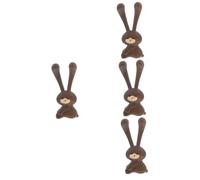 VALICLUD 4pcs Facial Massage Nose Head Scalp Massager Handheld Nose Scraping Tool Rabbit Modeling Massager