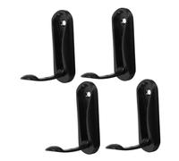 VALICLUD 4pcs Foldable Heavy Duty Zinc Alloy Wall Hooks Space Saving Hidden Design for Bathroom Towels Robes Entryway Kitchen Living Storage