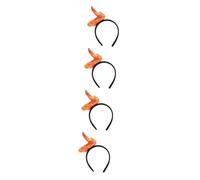 VALICLUD 4pcs Food Modeling Headband Simulation Fun Party Accessory Hair Hoop for Festivals Cosplay and Photo Props