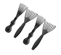 VALICLUD 4Pcs Hair Brush Cleaner Tool with Smooth Design Plastic Comb Cleaner for Easy Hair Removal Portable Cleaning Claws for Salon and Home Use