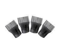 VALICLUD 4pcs Heat Resistant Hair Dryer Nozzle Comb High Temperature Plastic Concentrator Attachments for Professional Salon and Home Styling Multipurpose Blow Dryer Diffuser Tools