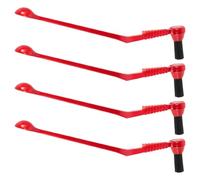 VALICLUD 4pcs Heat Resistant Semi-Automatic Espresso Machine Cleaning Brush with Nylon Bristles for Coffee Grinder and Juicers, Sturdy Pp Material for Cleaning Household Appliances