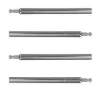 VALICLUD 4pcs Hydraulic Cabinet Door Dampers Soft Close Buffers Plastic Slow Closing Damper Buffer for Kitchen Cupboard Wardrobe Doors Silent with 28-30n T-Head for Home Furniture