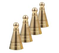 VALICLUD 4pcs Incense Cones Making Molds DIY Incense Tools 1.38x0.71x0.71in Copper Cone Shape Saving Time and Effort Tea Room Decor
