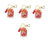 VALICLUD 4pcs Keychain Pendant Auspicious Decorative Keyring for Luck and Feng Shui Charm for Bags Keys and Accessories for Prosperity