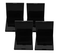 VALICLUD 4pcs Light-proof Uv Gel Nail Glue Organizer Box with Black Base, Dark Storage Case for Press-on Nails and Uv Jelly Glue Collection