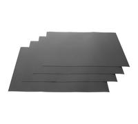 VALICLUD 4pcs Magnetic Board Blackboard Magnet Reusable Rubber Magnet Pp Material Black Environmental Protection Message Display for Home Kitchen