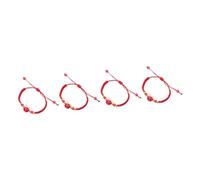 VALICLUD 4pcs Manifesting Bracelet Cat Charm Braided String Bracelet Women Fashion Accessory