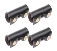 VALICLUD 4Pcs Manual Safety Head Covers Black Double Edge Protective Sheaths Travel Shaving Accessories Storage and Protection