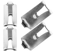 VALICLUD 4pcs Metal Disc Adapter Clips for Vinyl Record Attachments Providing Firm Hold and Compatibility with Various Turntables