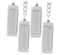 VALICLUD 4pcs Mini Harmonica Keychain Decorative Keyring for Music Lovers Unique Bag Pendant Chic Key Decor with Fine Workmanship and Comfortable Hand Feel