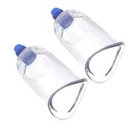 VALICLUD 4pcs Moxibustion Pot Cupping Device Portable Vacuum Therapy Cups for Body Skin Care Non- Design Easy to Clean for Home Use