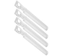 VALICLUD 4pcs Multifunctional Plastic Guide Ruler with 2X Magnifier, 15cm Pocket Measuring Tool for School, Engineering, Drawing and Math Precision Measurement