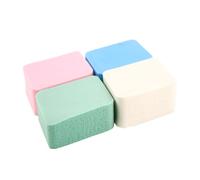 VALICLUD 4Pcs Natural Makeup Sponge Large Diamond Powder Puff for Face Powder Application Soft and Gentle for All Skin Types for Foundation and Blusher