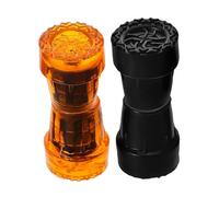 VALICLUD 4pcs Non Slip Cane Tips Replacement Ends for Trekking Poles and Walking Sticks Lightweight Durable Plastic Protectors for Enhanced Stability Rocky Snowy and Terrains