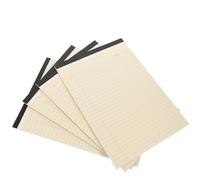 VALICLUD 4pcs Note Pads for Work Ruled Lined Portable Thick Paper Beige A4 Tearable Memo Notebook Great Gift for New Year Planning Notepad