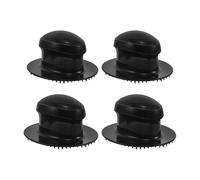 VALICLUD 4pcs Plastic round Car Detail Polishing Pad Handle with Precise Control and Versatile Compatibility for Car Detailing and Wax Applicator Buffer Polisher Pads, Size 8.3x7.3x3.7cm