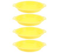 VALICLUD 4pcs Plastic Sieve Pan Set for Gold and Other Metals with Non-Slip Handle and Lightweight Design, for River Beaches and Detecting Gold Outdoors