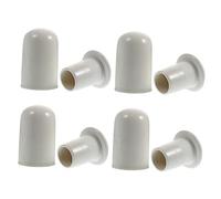 VALICLUD 4pcs Porcelain Toothpick Holder Ceramic Swab Jar Stylish Storage for Home Restaurant Shop Smooth Polishing Bright Color Housewarming