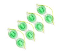 VALICLUD 4pcs Pvc Gel Eye Pads Hot and Cold Compress Eye Mask for Women Fruit Shape Cartoon Style Cooling and Heating Therapy for Dark Circle Removal