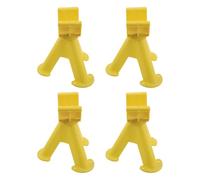 VALICLUD 4pcs Pvc Plastic Cable Management Holder Tripod Wire Support Stand 20cm Clip for Overhead Electrical Cable Organizing in Utility and Industrial Use