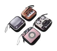 VALICLUD 4pcs Retro Coin Purse Multifunctional Small Wallets for Change Business Cards Small Items Creative Design Tv Radio Projector Piano for Boy Girl Adults
