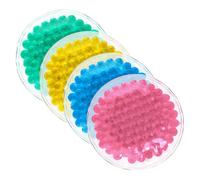 VALICLUD 4pcs Reusable Gel Ice Pack for Eyes and Face Round Cold Pack for Injuries Cooling Therapy Ice for Sports