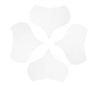 VALICLUD 4Pcs Reusable Silicone Chest Wrinkle Patches Transparent Adhesive Chest Pads for Women Soft Wrinkle Stickers Comfortable Invisible Cleavage Support