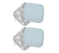 VALICLUD 4pcs Sanitary Pad Pouch Set with Multi Compartment Portable Menstrual Bag for Women Humidity Resistant Feminine Hygiene Organizer for Teen and Adults