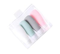 VALICLUD 4pcs Silicone Dispensing Bottle Travel Includes Lotion Dispenser Bottles Refillable Silicone Toiletry for Portable Use