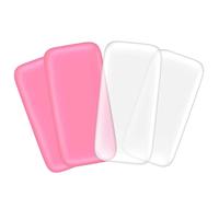 VALICLUD 4pcs Silicone Eyelash Glue Holder Pads Anti-static Forehead Stickers for Lash Extensions Easy to Clean Safe Material for Salon Individual