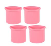VALICLUD 4pcs Silicone Wax Melt Liners for Waxing Supplies Featuring a Hard Wax Pot Small Melting Pot for Waxing with Resistance to High Temperatures at Home Use