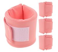 VALICLUD 4Pcs Soft Elizabethan Collar for Dogs and Cats, Adjustable Anti-Lick Neck Protector, Pet Post-Operative Collar, Medium Pink, Wound Healing Safety Guard