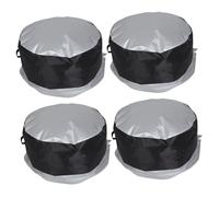 VALICLUD 4pcs Spare Tire Cover Dustproof UV Protector Sleeve for Rvs Cars Trailers Suvs Easy Installation Wheel Rim Protector to Keep Tires Clean and Protected