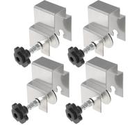 VALICLUD 4pcs Stainless Steel Drawer Front Clamp with Adjustable Design and Large Clamping Area for Cabinet Hardware Installation and Woodworking Projects