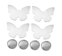 VALICLUD 4PCS Stainless Steel Table Cloth Windproof Fixator Magnetic Pendant for Outdoor Picnic Parties Camping Table Cover Holder