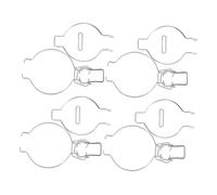 VALICLUD 4pcs Stainless Steel Wire Lock Buckles for Airtight Glass Jars Food Preservation Clips for Kitchen Storage Leakproof Design for Various Canning Jars