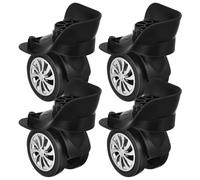 VALICLUD 4Pcs Suitcase Wheels Replacement, Durable Swivel Wheels for Luggage Repair, Easy to Install Caster Accessories